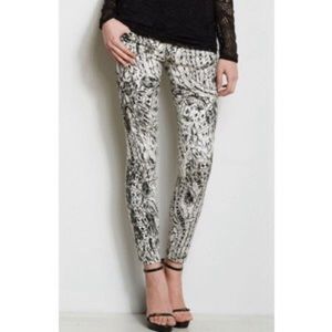 Armani Exchange snake print pants 4